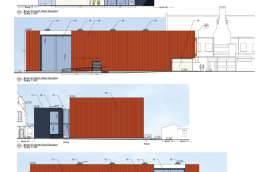Options appraisal proposed coloured elevations for new build sports centre